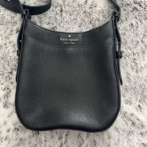 Kate Spade Pebbled Black crossbody Bag